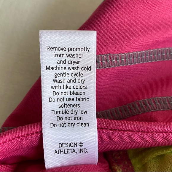 Athleta Pink Stability Running Shorts Size XL - Picture 12 of 13